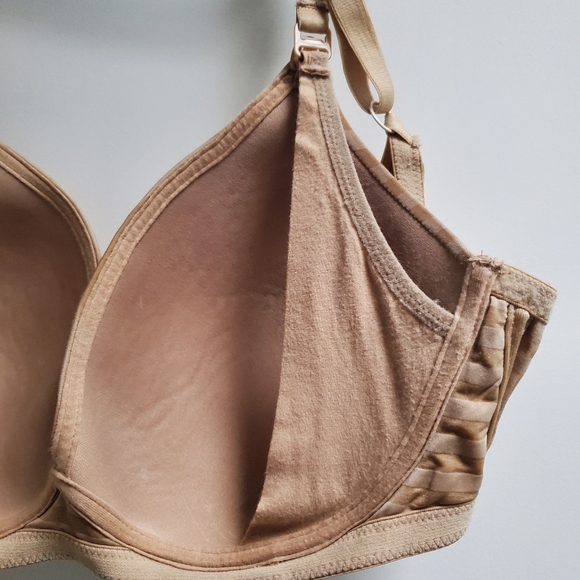 Motherhood Maternity Nude Nursing Bra 38C - Picture 5 of 8